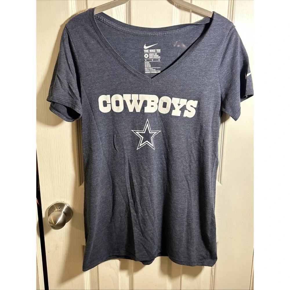 Nike NFL The Nike Tee Women's Blue Dallas Cowboys‎ Medium